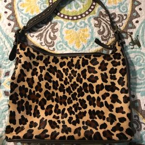 American West Leather and hide purse and wallet